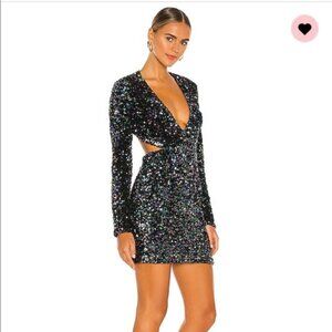 Bardot Jenny Open Back Sequin Mini Dress